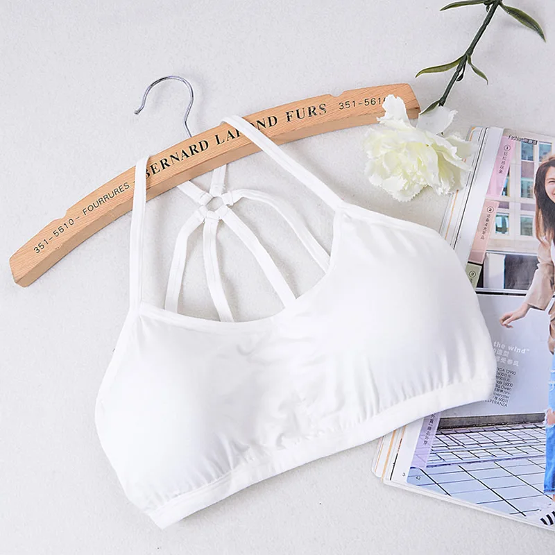 Bralette Bra Vest Crop Women Backless Bras Padded Tank Cage Bustier