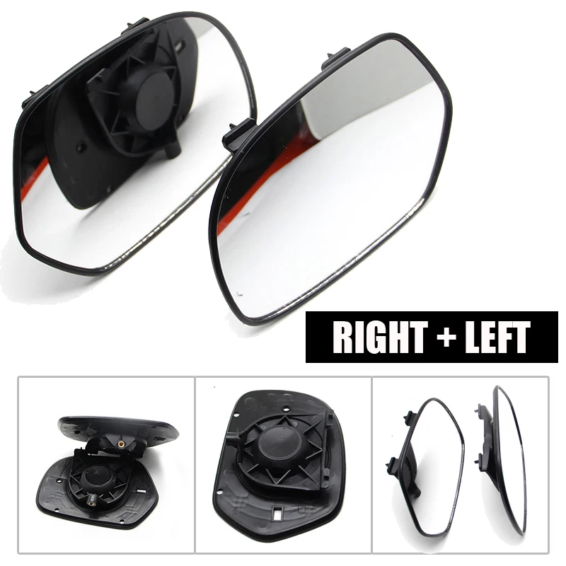 

2Pcs Motorcycle Rearview Mirror Fit For Honda Goldwing GL1800 2001-2012 09 Parts Clear Side Mirrors Accessories