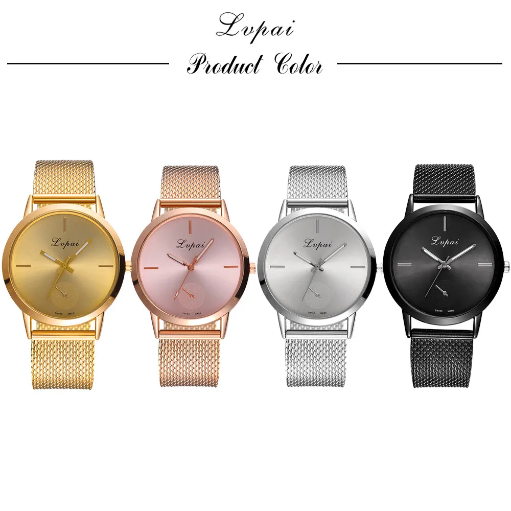 Женские часы кожаный ремешок женские часы под платье роскошный подарок для влюбленных LVPAI новые модные кварцевые наручные часы минималистичный дизайн