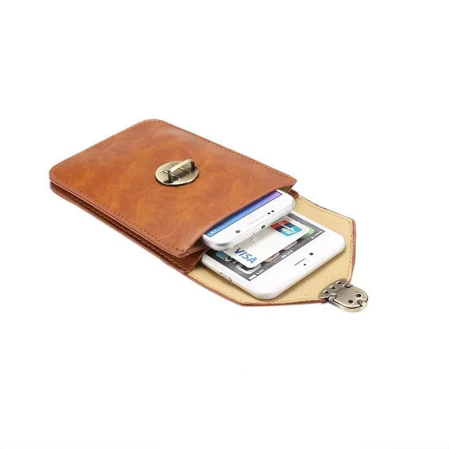 Модная поясная сумка с зажимом для ремня, чехол из искусственной кожи чехол для iPhone 76 6S Plus 5 5S 5C для samsung Galaxy S8 S7 S6 Note 5 4 3# S0013