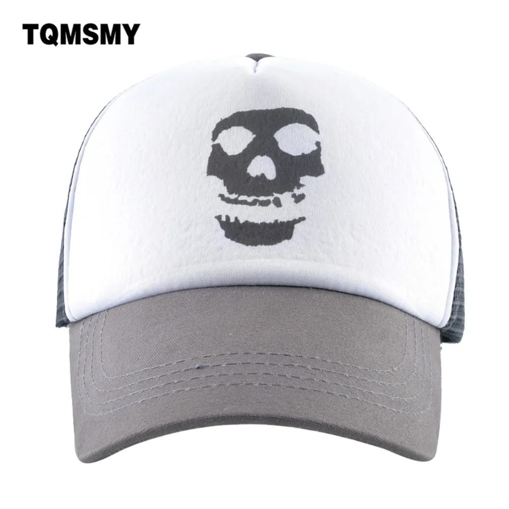 

TQMSMY Unisex Skeleton Hats Men's Summer Trucker Hats Women Baseball Cap for Men Snapback Dad Hats Caps Bone Skull Hat TMA57