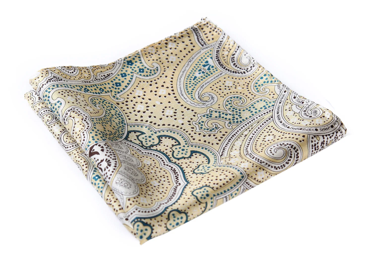 HN04Y Handkerchief 100 Natural Silk Satin Mens Hanky Wedding Pocket