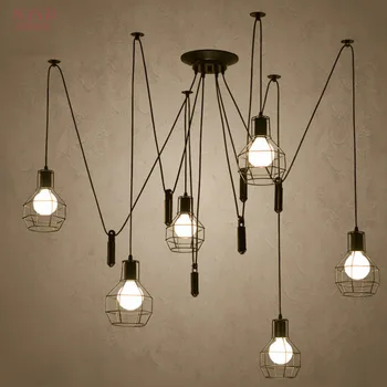 

American clothing store, wrought iron spider light in the sitting room dining-room office restoring ancient ways