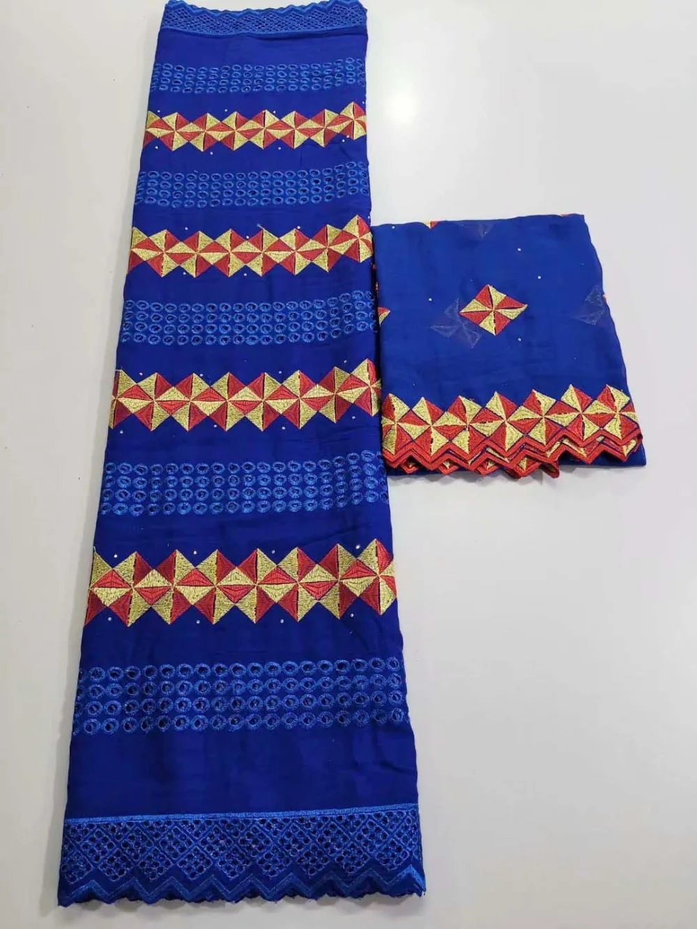 

Best Selling Swiss voile lace African Lace Fabric Blue Nigerian French Fabric 2019 High Quality African Cotton Fabric