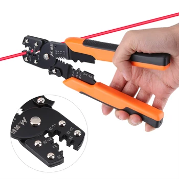 

Crimper Cable Cutter Automatic Wire Stripper Multifunctional Stripping Tools Crimping Pliers Terminal 185mm tool