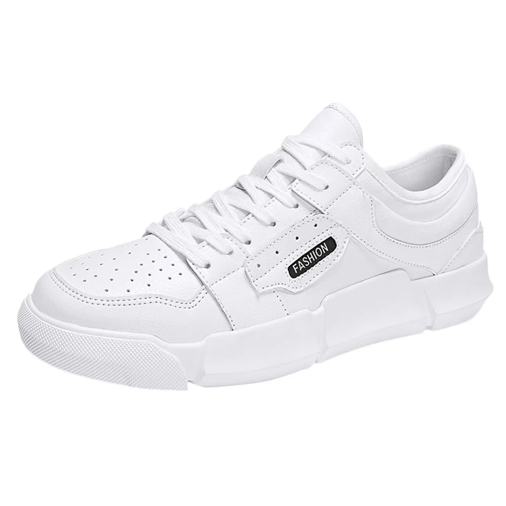 

SAGACE Men Casual Shoes Breathable Sport Lace-up Non-slip Round Toe Platform Sneakers zapatillas hombre casual men's footwear