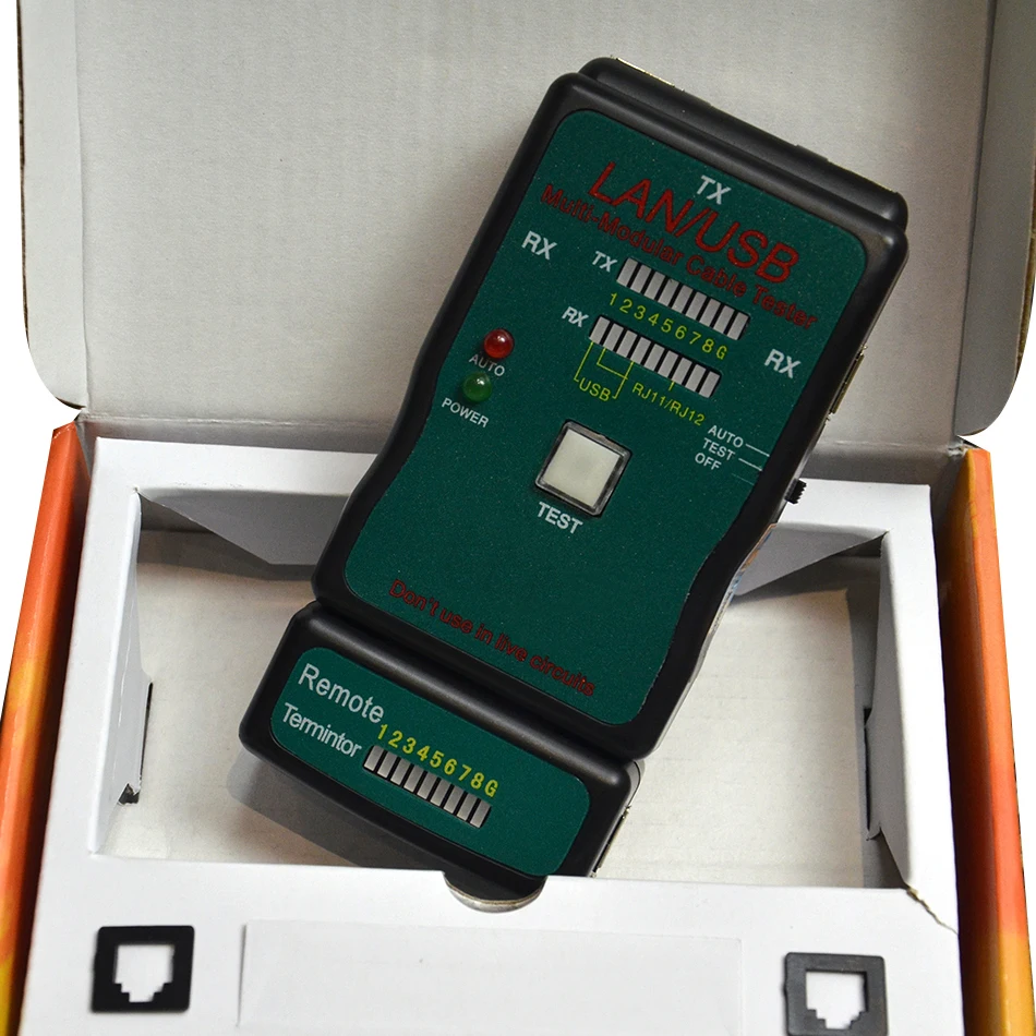 CT 168 Multi Modular Network RJ45 Cat5 RJ11 Hot Cable LAN USB