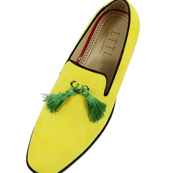 2016 summer Tassel Men Loafers Leather Slipper Smoking Slip ons alpargatas luxury footwear Party Wedding Dress Shoes Men's Flats
2016 summer Tassel Men Loafers Leather Slipper Smoking Slip ons alpargatas luxury footwear Party Wedding Dress Shoes Men's Flats
