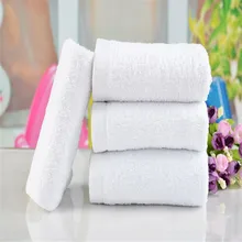 1 шт. Мягкий хлопок 32*72 см банное полотенце для отеля белые полотенца для рук мочалки салфетки для бани халаты полотенце для ванной купальный костюм Семья Полотенца хлопок S13