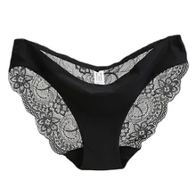 Ladies Underwear Woman Panties Sexy Lace Plus Size Panty Transparent Low Rise Cotton Briefs Intimates New
