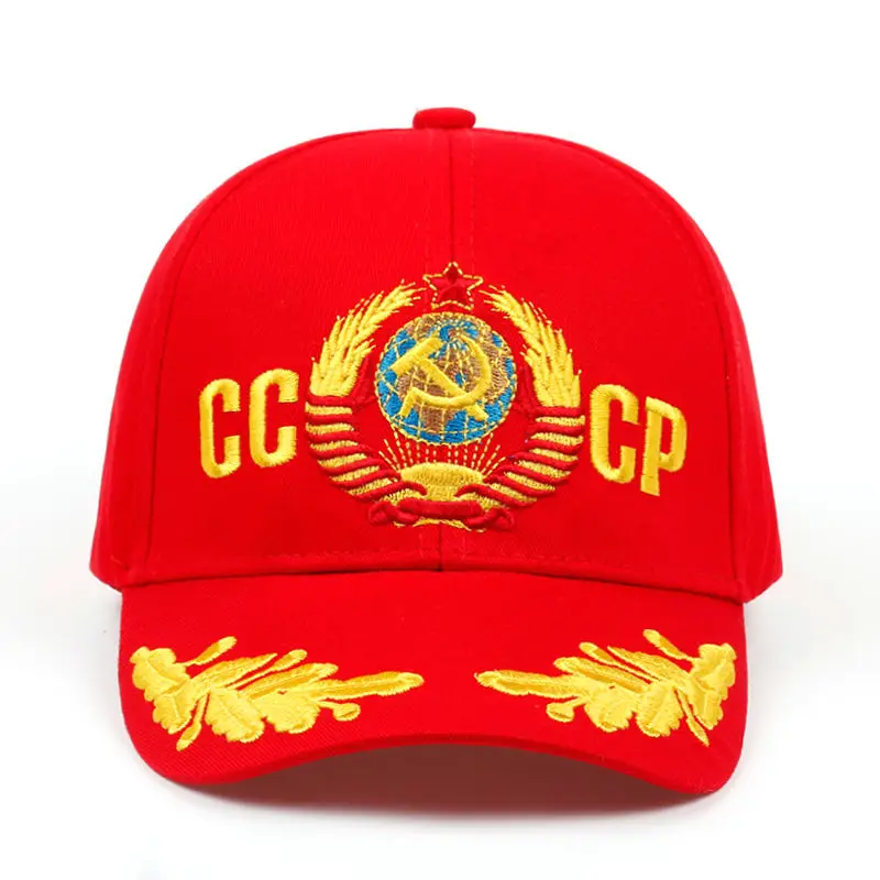 جديد CCCP السوفياتي الوطني شعار نمط قبعة بيسبول للجنسين أسود أحمر القطن snapback كاب مع التطريز عالية الجودة القبعات جاروس
