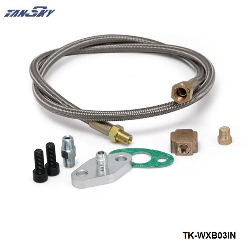 36 &quotУниверсальная турбомасляная линия подачи для T3 T4 T04E T70 T66 T3T4 TK WXB03IN|turbo oil feed