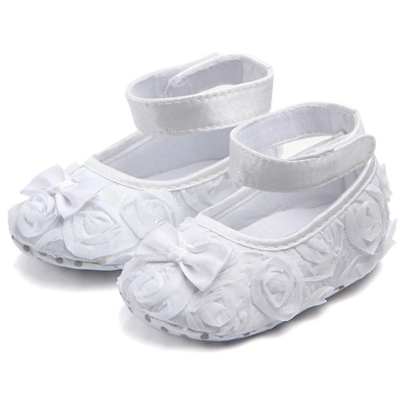 Very Lovely Rose Lace Baby Shoes Noble Princess Party Shoes Baby Anti