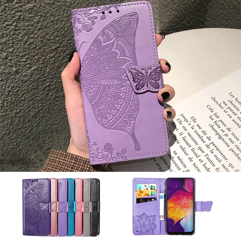 

Luxury Magnetic Flip Leather Case For Samsung A50 A 50 Wallet Case Card Slots Vintage Book Case Cover For Galaxy A50 Phone Case
