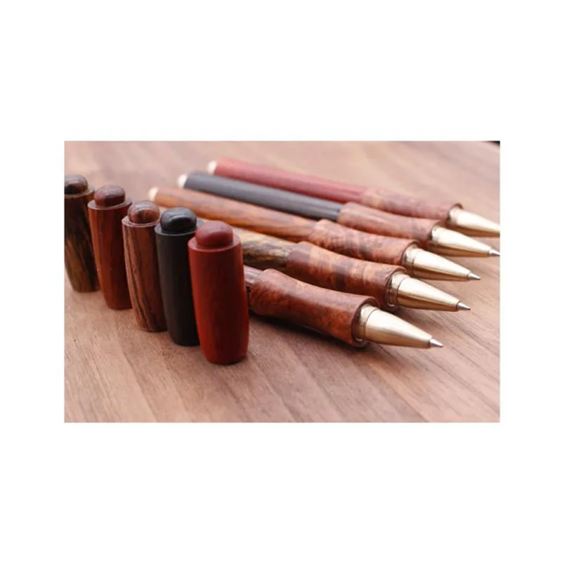 

1 pcs Handmade Rare Wood + Copper Signature Pen Neutral Color Wooden Pen For Business and School as Luxury Gift Collection