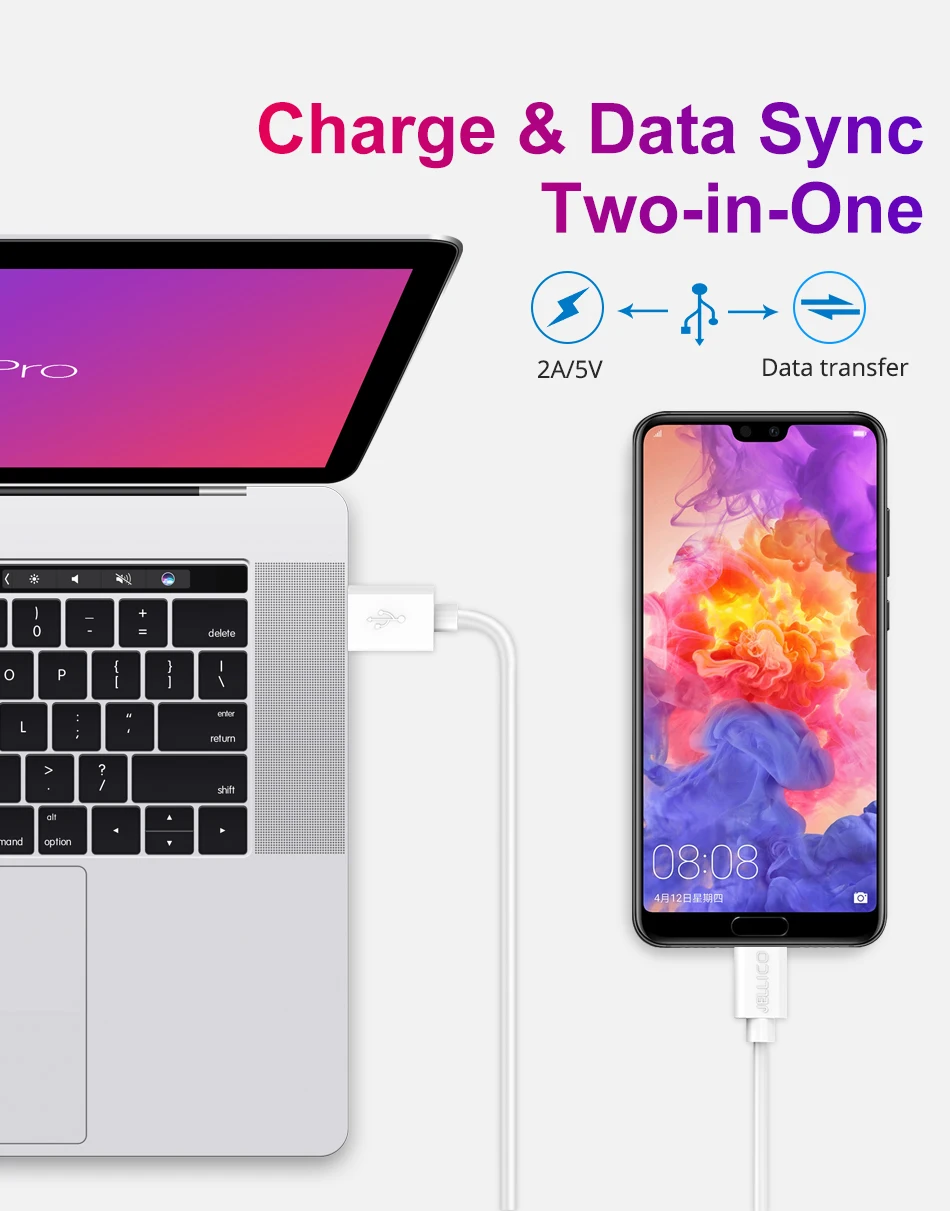 Jellico usb type-C кабель для USB-C мобильного телефона type-c кабель для передачи данных Быстрая зарядка USB кабель для зарядного устройства для samsung Galaxy S9 S8 Plus