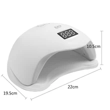 1 шт. белая Сушилка для ногтей Светодиодный УФ-лампа мини для палитры для маникюра сушка весь Гель-лак для ногтей инструменты для дизайна ногтей