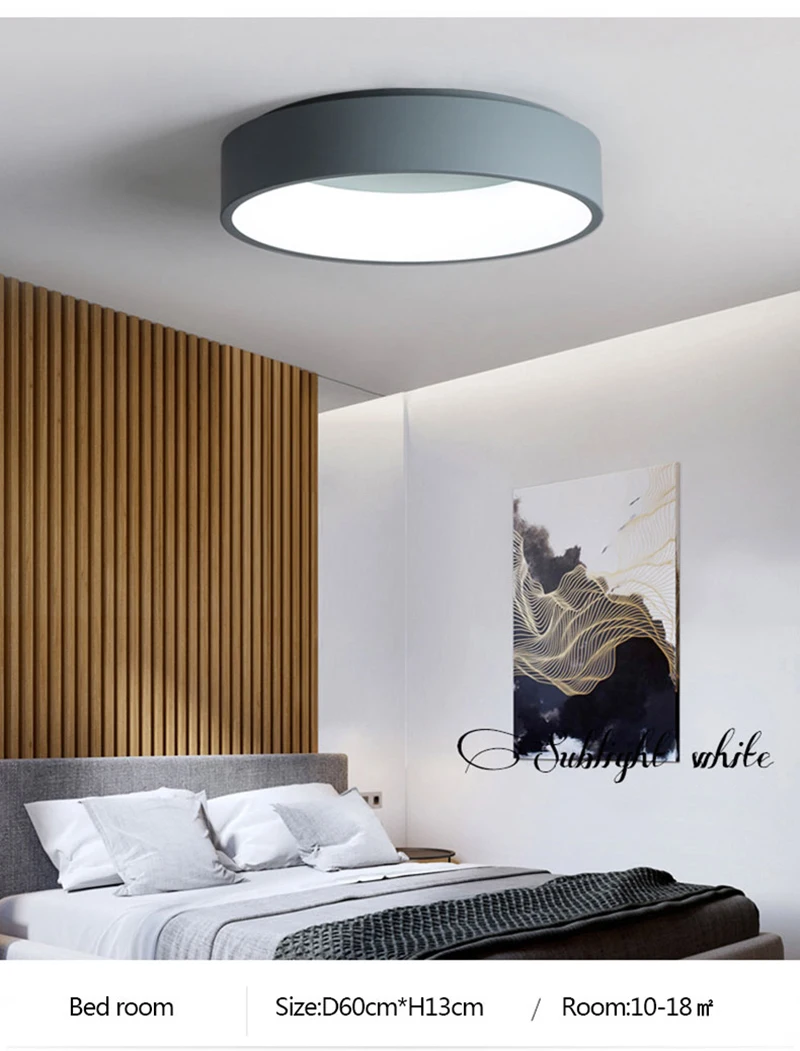 Omicron светодио дный Современные светодиодные люстры Белый Черный Гари минимализм круглый алюминий лампа для гостиная спальня дома