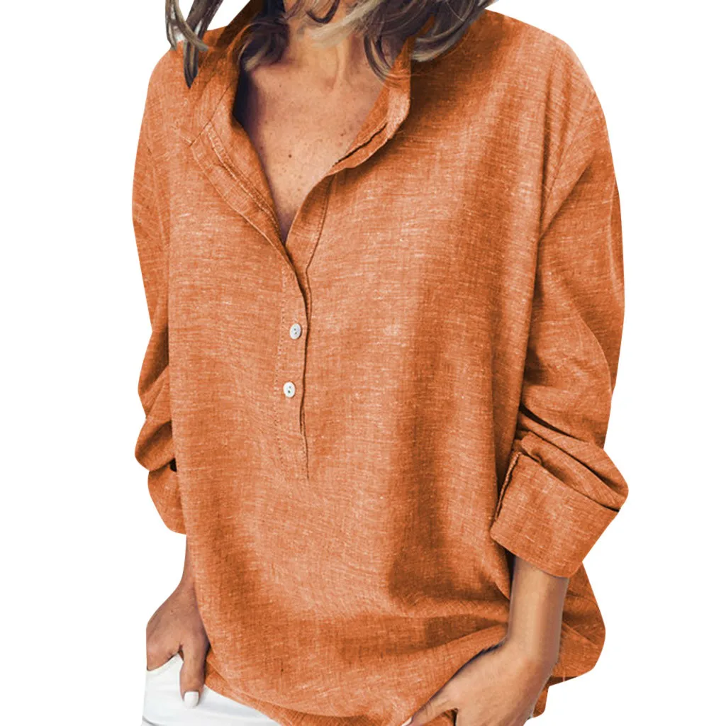 

LongSleeve women t-shirts Button summer t shirt women new arrivals Loose women clothing summer 2019 vestidos de verano#P7