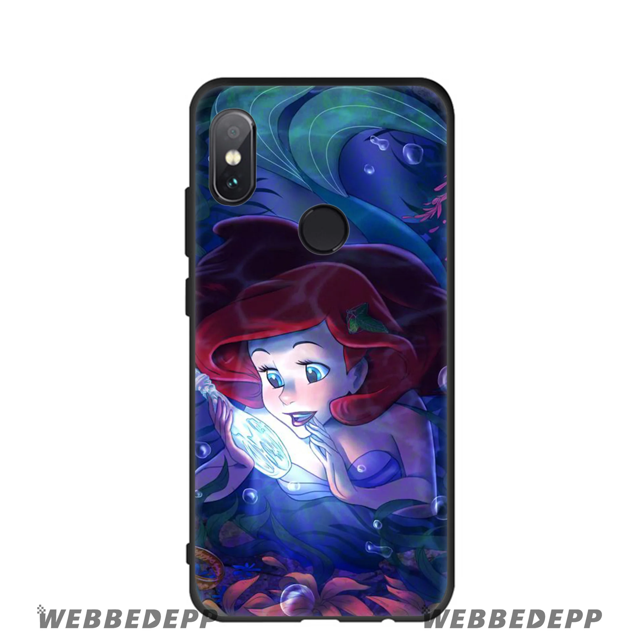 6 WEBBEDEPP Ариэль Русалочка Мягкий силиконовый чехол для Xiaomi Redmi Note 7 6 6A 5 4 4X 4A 5A 5 S2 Plus Pro Lite - Цвет: 6