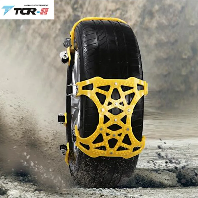 spikes for tires auto emergency snow chains universal car tyre winter roadway safety chains snow climbing mud ground anti slip