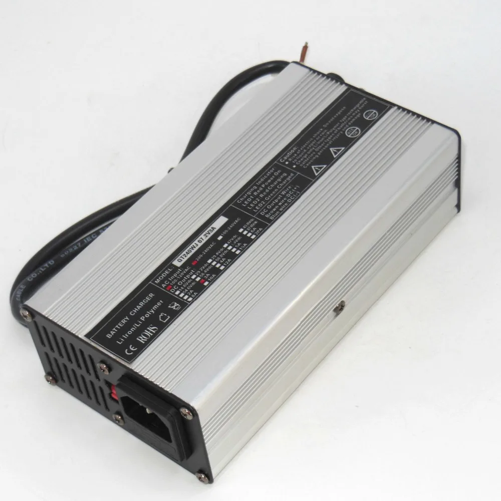 E-Bike 67.2 Volt 3.0Amp 16S Lipo/LiMnO4 battery charger High Quality with Aluminum housing 60V 3A Lithium battery charger E-Bike 67.2 Volt 3.0Amp 16S Lipo/LiMnO4 battery charger High Quality with Aluminum housing 60V 3A Lithium battery charger