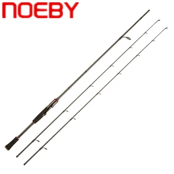 

NOEBY LEISURE K2 1.98m 2.13m 2.44m 2 Section Spinning Casting Rod 2 Tips M/MH Carbon Fiber Lure Fishing Rod Pole for Freshwater
