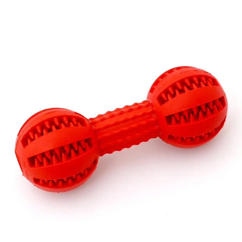 Pet Dog Chew Toys Rubber Dumbbell Bone For Bite Teddy Large Dogs Puppy Pet Dog Chew Toys Rubber Dumbbell Bone For Bite Teddy Large Dogs Puppy