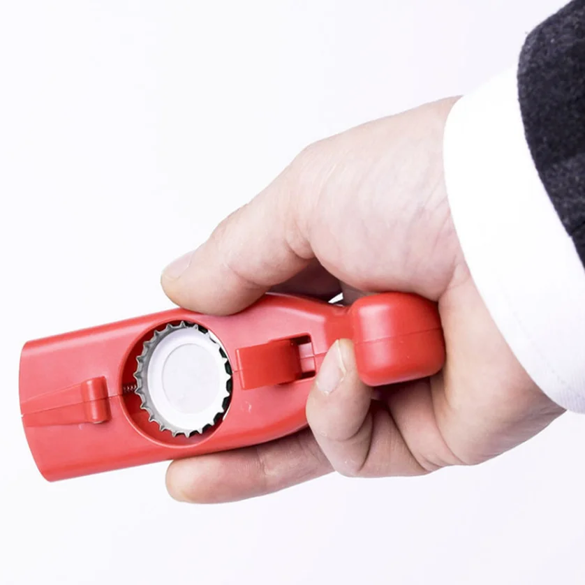 

Cap Gun Bottle Opener Firing Cap Gun Creative Flying Cap Launcher Bottle Beer Opener Creative Family Bar Party Game Kitchen Tool