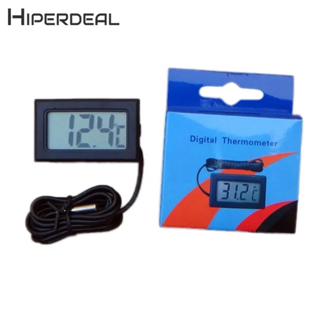 HIPERDEAL New 3M Thermometer Hygrometer Temperature Humidity Meter Digital LCD Display 18Jan12 Drop Ship