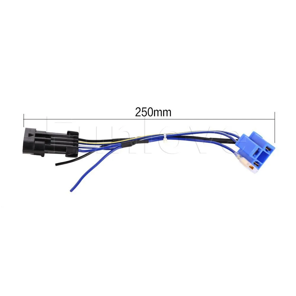 New 7 Daymaker LED Headlight Wiring Harness Adapter for Harley Touring and Trike 2014 2015 2016 (6)
