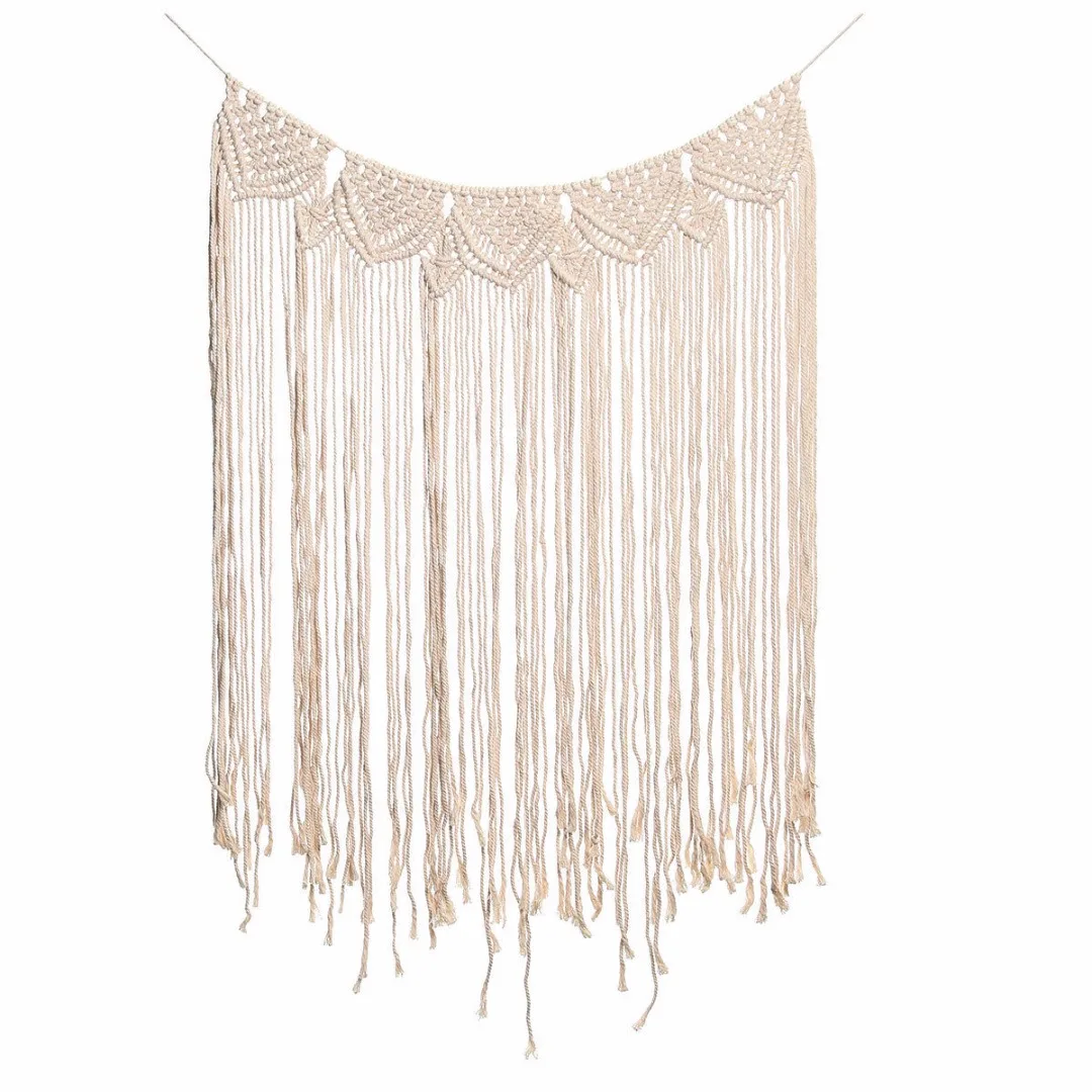 JX-LCLYL New 6mm*30m Macrame Rope Natural Beige Cotton Twisted Cord Artisan Hand Craft