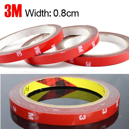 HUANLISUN 3meters Double Sided Super Sticky Adhesive Tape Roll Craft