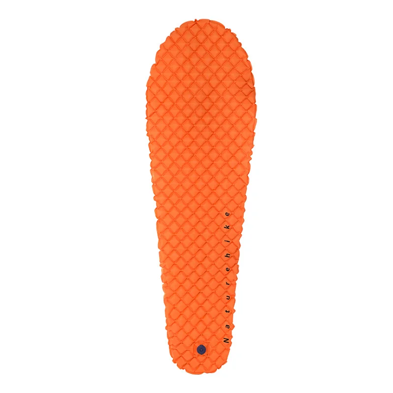 

TPU Ultralight Inflatable Groobe Design Mattress Outdoor Mummy's Shape Sleeping Air Cushion Dampproof Mat Patent Gas Nipple