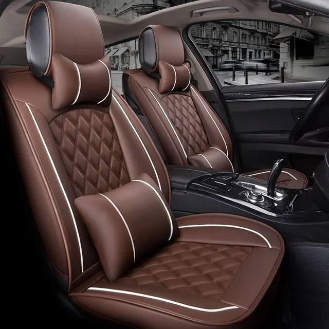 Front Rear Special Leather Car Seat Cover Auto Seats Cushion For Front Rear Special Leather Car Seat Cover Auto Seats Cushion For Nissan Leaf Livina Note Pathfinder Patrol Y61 Primera Maxima In Automobiles Covers