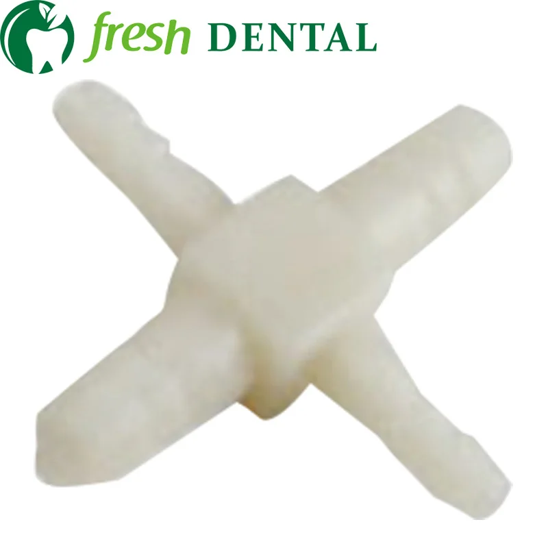 100PCS Dental chair unit 4 way accept adaptor 2 big 2 small adaptor