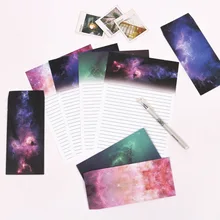 1 шт [] Звездные конверты канцелярские товары эстетика различные дополнительные ночное небо