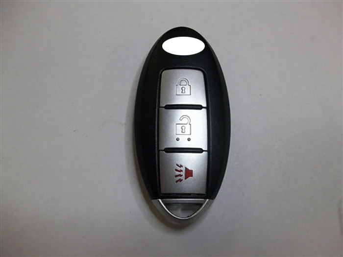 Глянцевая белая дистанционный ключ чехол для Nissan Versa, эмблемы вставки для фонаря заднего хода Juke марта Maxima Murano Примечание квест космического аппарата изгой X-Trail Xterra 370Z