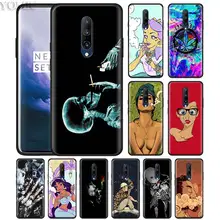 don’t Smoking Punk princess Phone Case for Oneplus 7 7Pro 6 6T Oneplus 7 Pro 6T Black Silicone Soft Case Cover