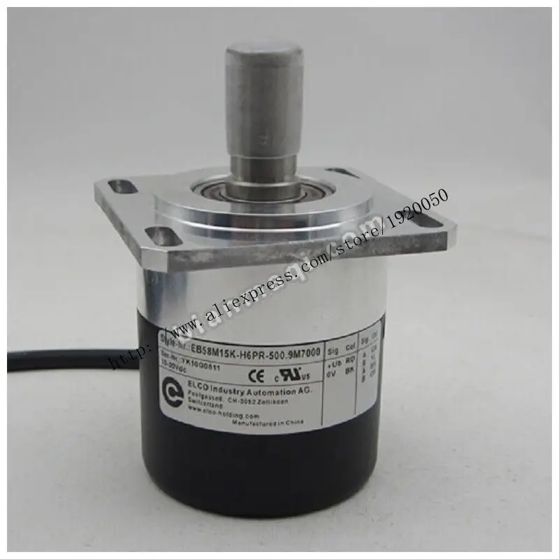 

stock EB58M15K-H6PR-500.9M7000 Elco ELCO rotary encoder shaft diameter 15mm