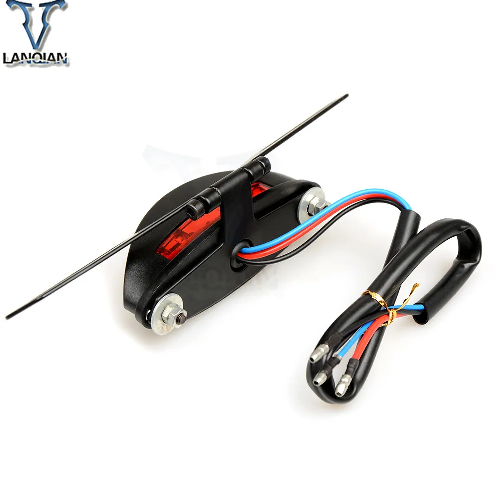 motorbike motorcycle rear talilight tail light bulb brake signal back universal warning stop lamp led 12V Warning signal light