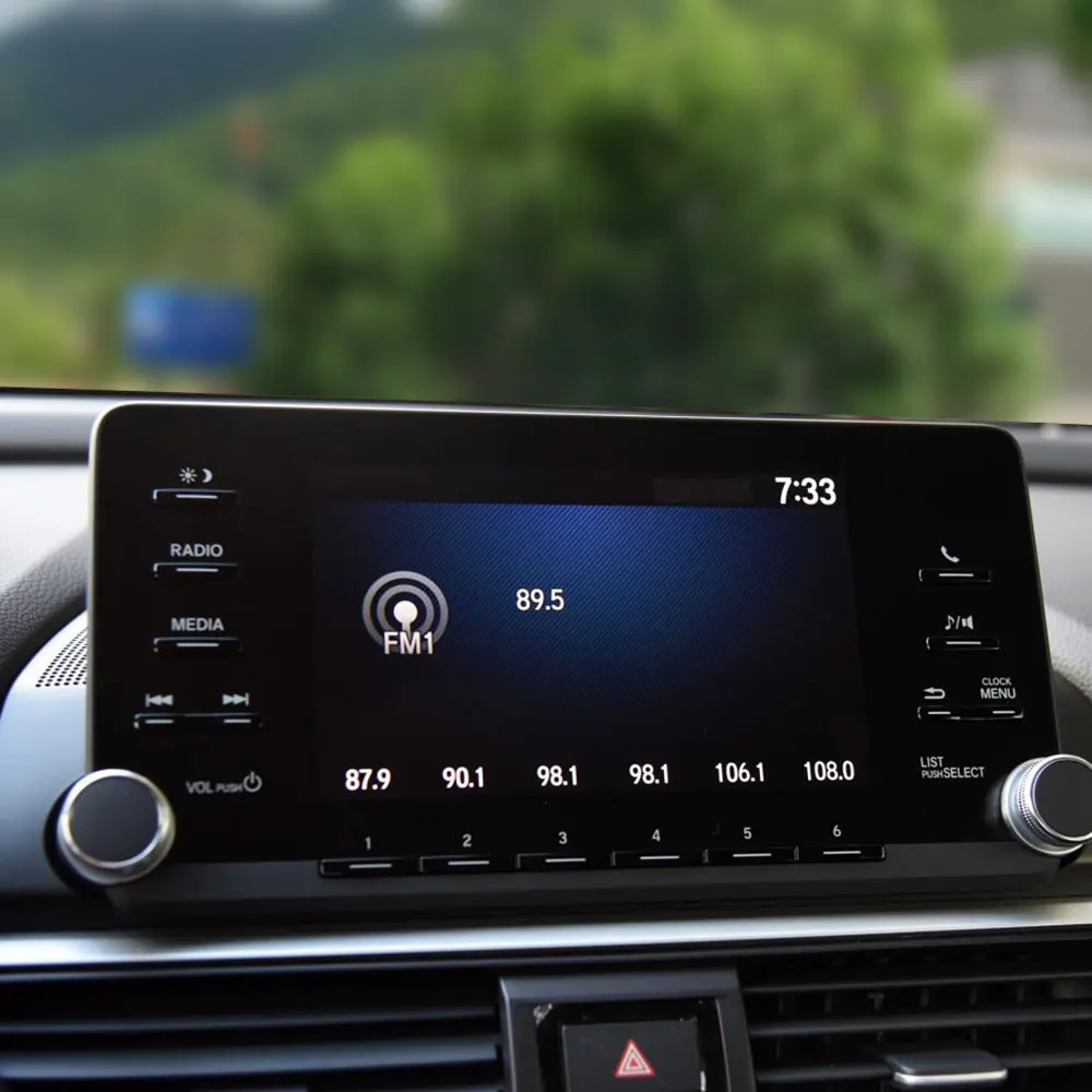 Автомобильный gps экран из закаленного стекла, стальная защитная пленка, навигационный экран, наклейки для Honda Accord 10th, автомобильные аксессуары