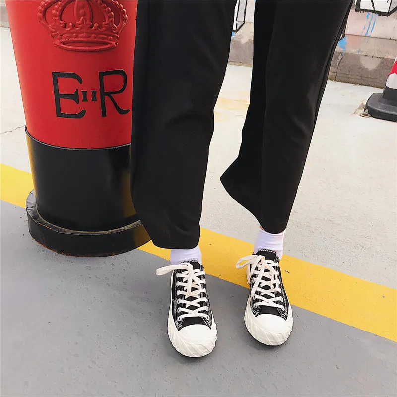 new men Canvas Shoes Flat Platform Loafers Vulcanize Shoes men Casual Pumps Neutral Fashion Classic Designer Br (16)