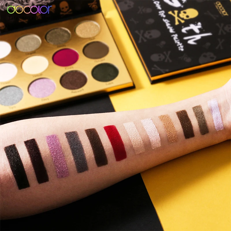 

Docolor Eye Shadow Palette 12 Color Goth Eyeshadow Matte Eyeshadow Palette Nude Minerals Professional Eye Shadow Powder Pigment