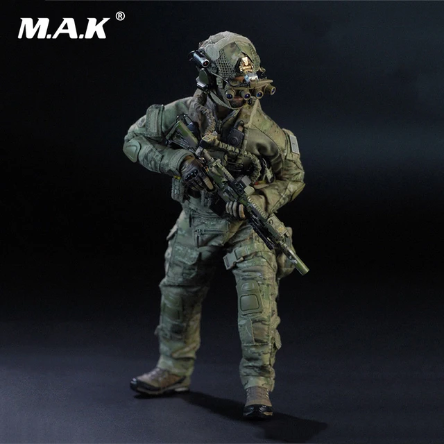 1/6 Scale Full Set Action Figure for Collection US Navy SEAL Team Six Solider M009 Male Figure