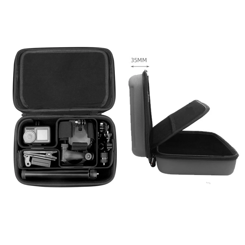

PU Handbag Storage Case For DJI OSMO Action Camera Protective Carrying Bag Waterproof Bag Sport Video Camera Accessories Kit