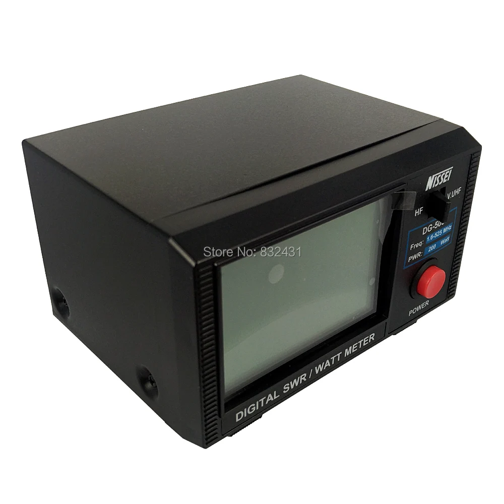 DG-503 Nissei LCD Digital SWR Watt Wave Ratio Meter 1.6-60MHz /125