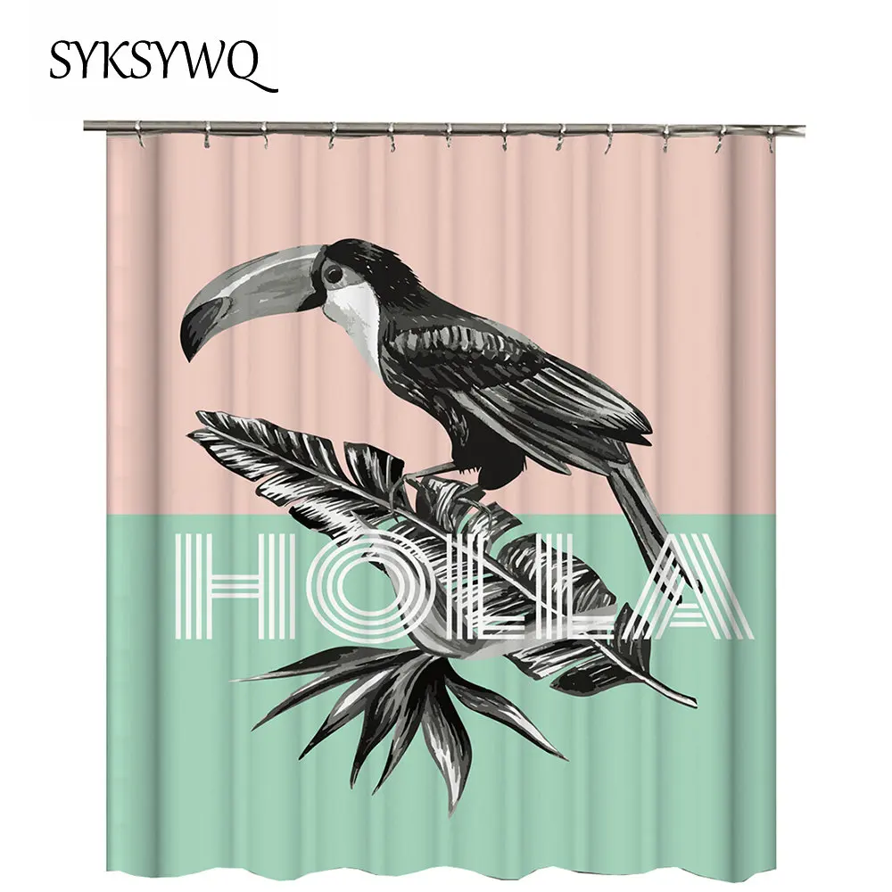 Magasin Salle De Bain Valenciennes ~ bird bath curtain bathroom waterproof toucan bird rideaux salle de Magasin Salle De Bain Valenciennes ~ bird bath curtain bathroom waterproof toucan bird rideaux salle de