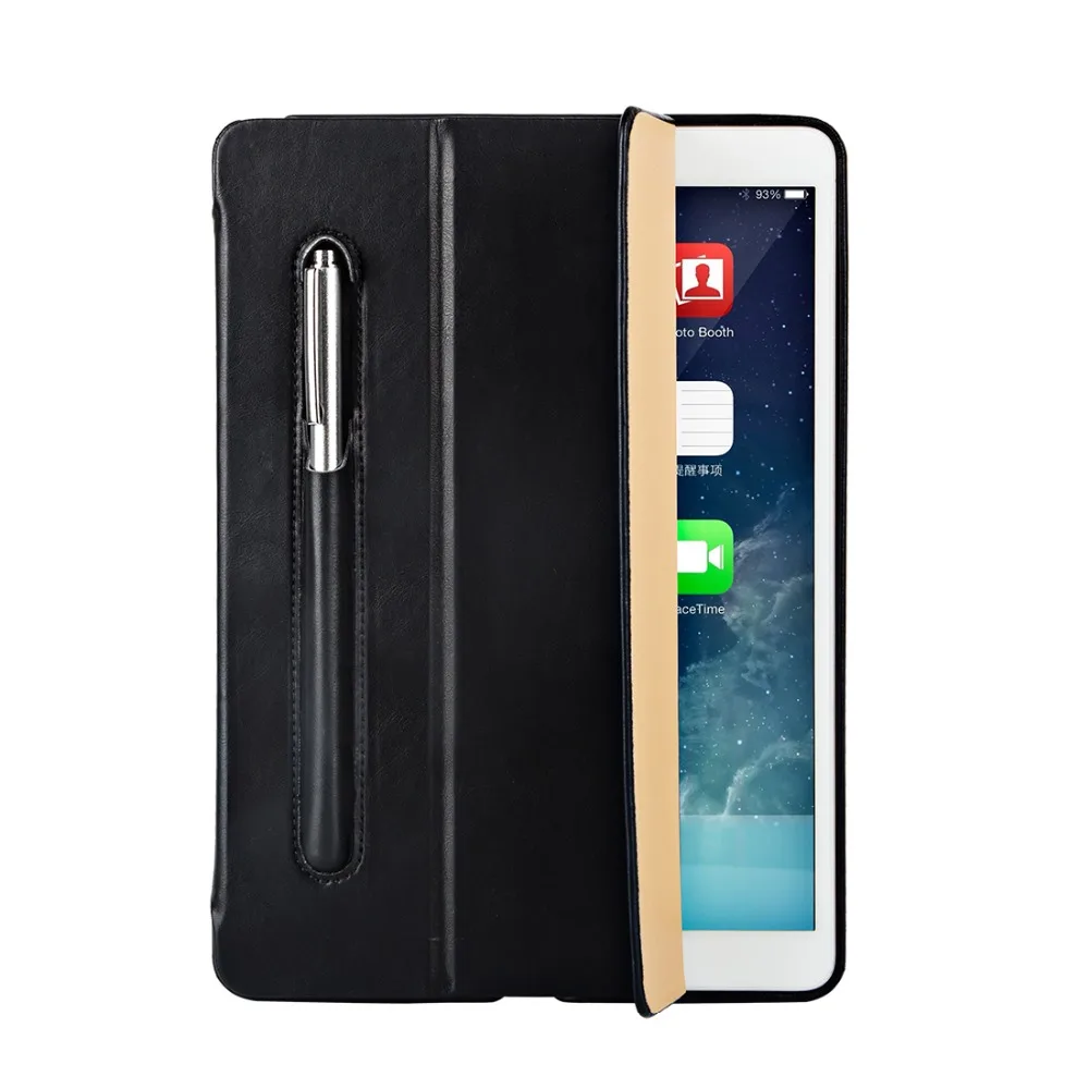 Чехол jisoncase из микрофибры для iPad 9,7, чехол с подставкой и слотом для карандашей, роскошный противоударный чехол-книжка для планшета, iPad A1893