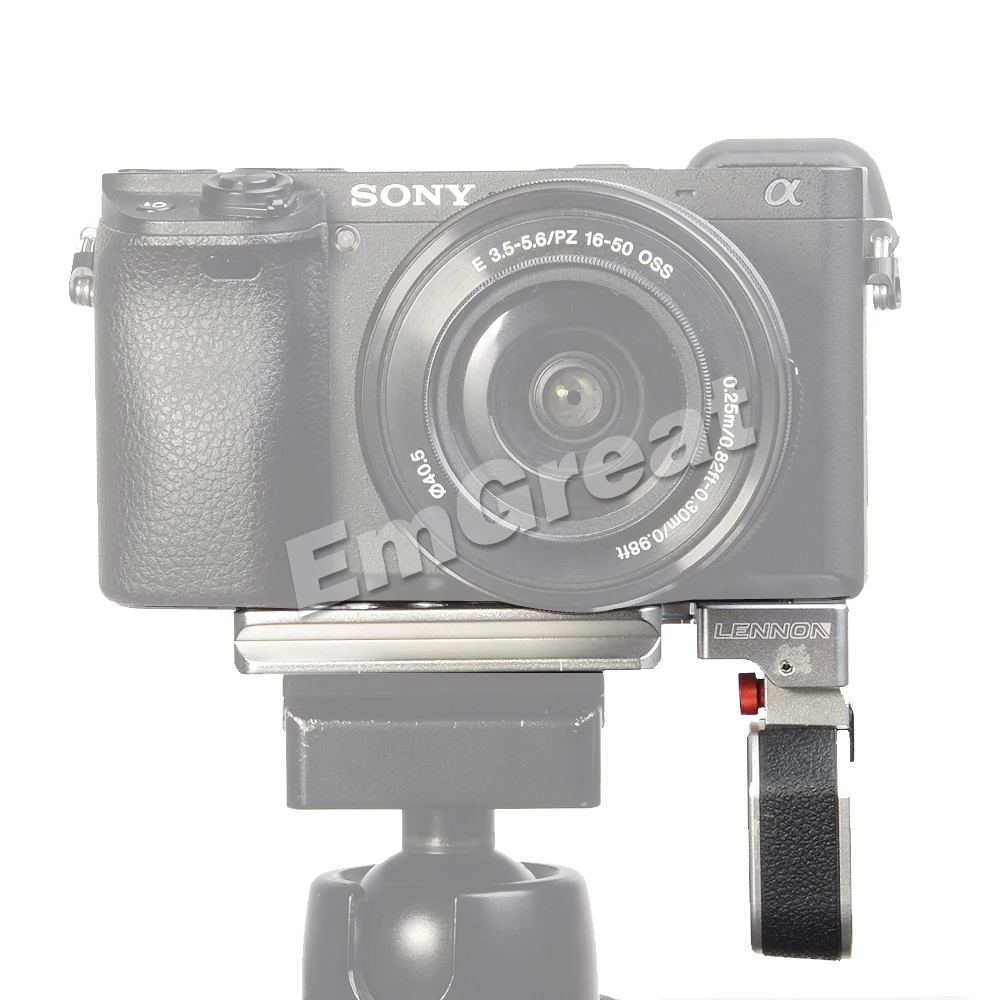 Lennon LB1+ LB3 быстросъемный l-образный кронштейн для sony A7II A7RII A7SII A9 с 1/" 3/8" резьбовым отверстием и кнопкой разблокировки